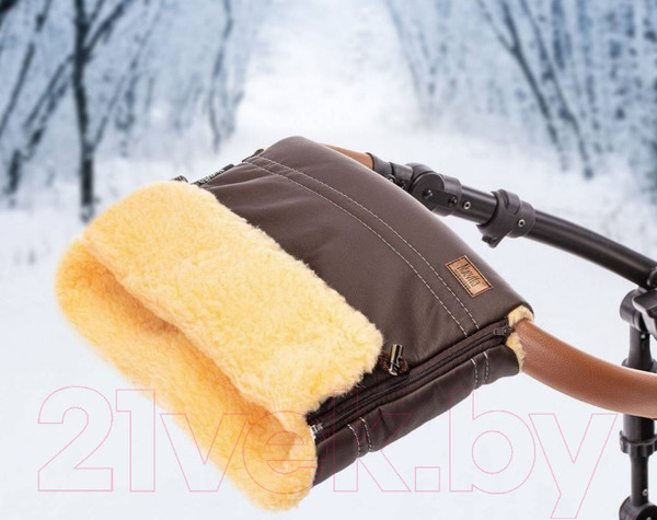 Изображение товара Муфта для коляски Nuovita Alpino Lux Pesco (шоколадный)