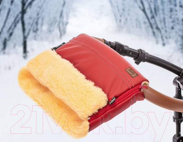Изображение товара Муфта для коляски Nuovita Alpino Lux Pesco (красный)