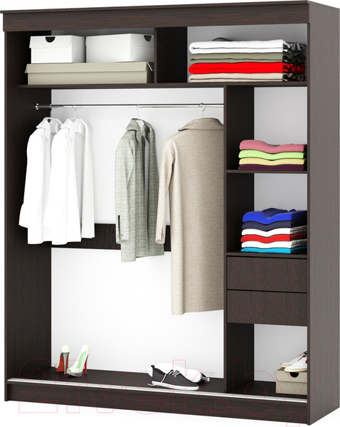 Изображение товара Шкаф-купе Памир Альянс Фаворит 1.8м (венге)