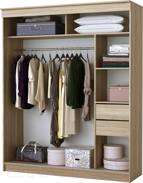 Изображение товара Шкаф-купе Памир Альянс Фаворит 1.8м (дуб сонома)