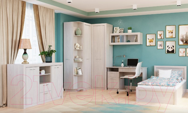 Изображение товара Тумба Памир Октава 2С2Я (ясень анкор светлый)