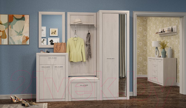 Изображение товара Тумба Памир Октава 2С4Я (ясень анкор светлый)