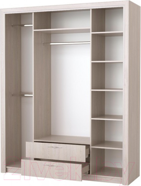 Изображение товара Шкаф Памир Октава 4С2Я (ясень анкор светлый)