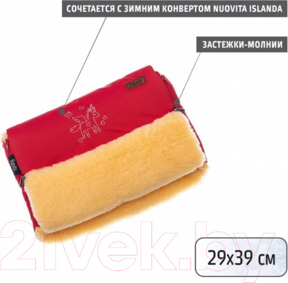 Изображение товара Муфта для коляски Nuovita Islanda Pesco (красный)