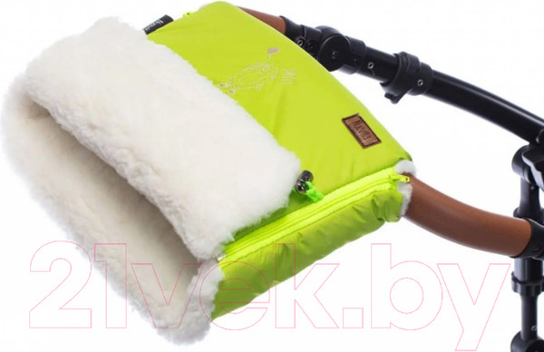 Изображение товара Муфта для коляски Nuovita Islanda Bianco (салатовый)