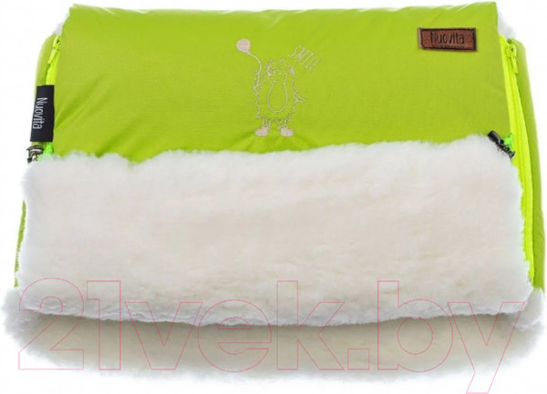 Изображение товара Муфта для коляски Nuovita Islanda Bianco (салатовый)