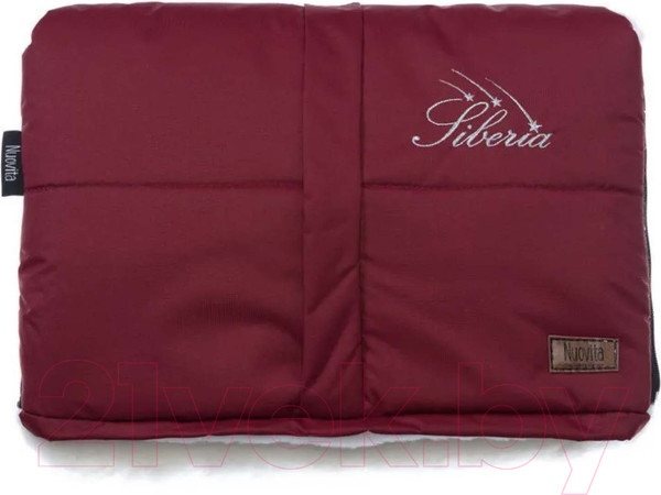 Изображение товара Муфта для коляски Nuovita Siberia Bianco (бордовый)