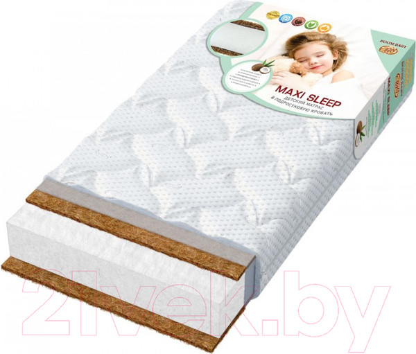 Изображение товара Детский матрас Boom Baby Maxi Sleep 80x160
