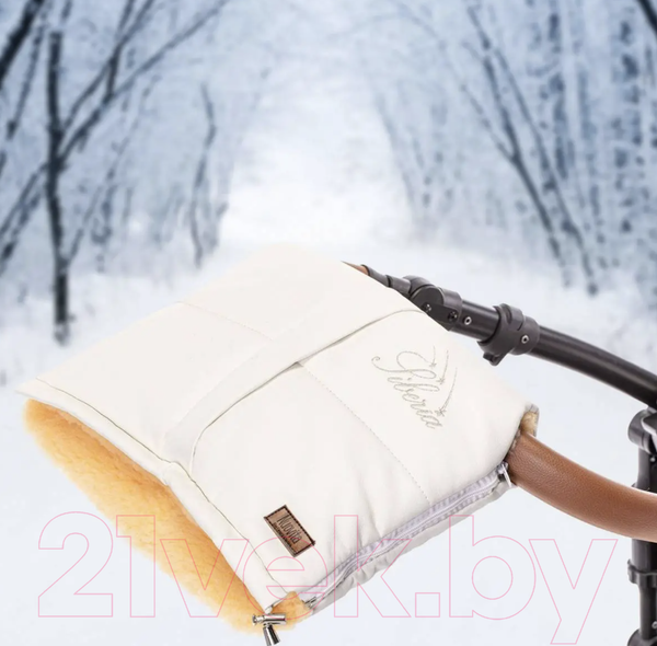 Изображение товара Муфта для коляски Nuovita Siberia Lux Pesco (белый)