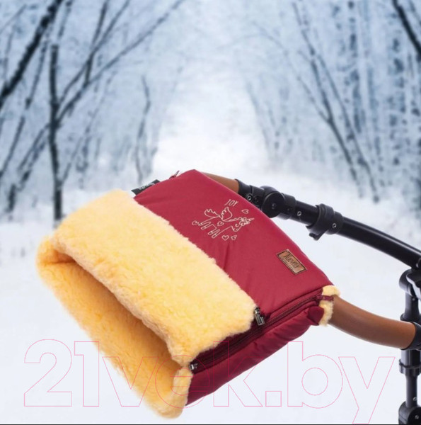 Изображение товара Муфта для коляски Nuovita Islanda Pesco (бордовый)