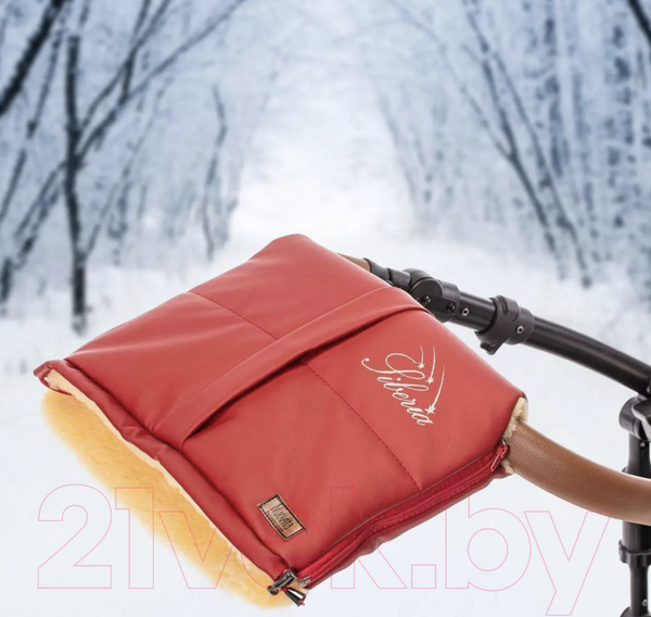 Изображение товара Муфта для коляски Nuovita Siberia Lux Pesco (красный)