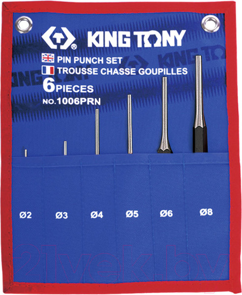 Изображение товара Набор выколоток King TONY 1006PRN (6 предметов)