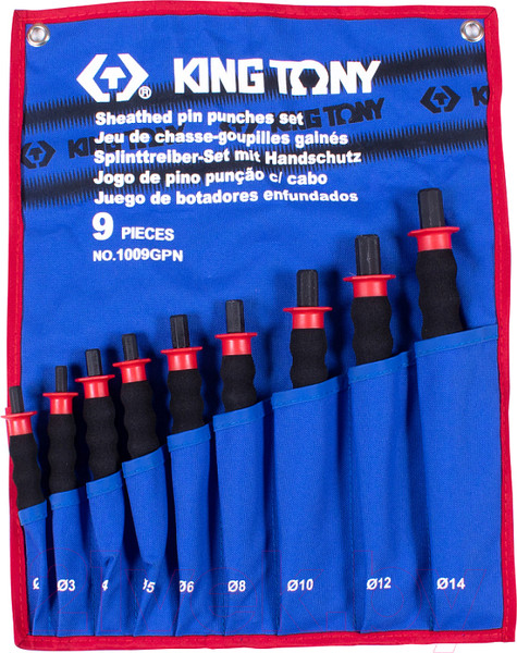 Изображение товара Набор выколоток King TONY 1009GPN (9 предметов)