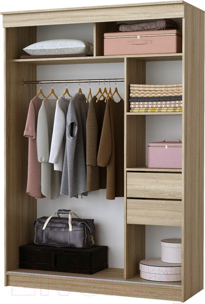 Изображение товара Шкаф-купе Памир Альянс Орион 1.5м (дуб сонома)