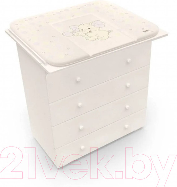 Изображение товара Пеленальный матрас Nuovita Elefante 75x72 (ваниль)