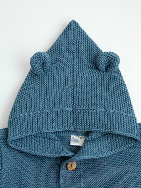 Изображение товара Кофта для малышей Amarobaby Pure Love / AMARO-OD20-SH1201/20-92 (синий, р. 92)