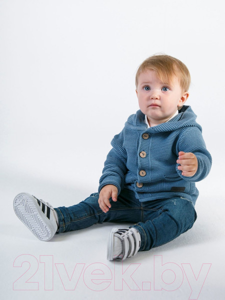 Изображение товара Кофта для малышей Amarobaby Pure Love / AMARO-OD20-SH1201/20-92 (синий, р. 92)