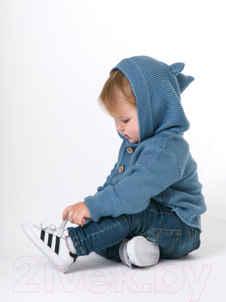 Изображение товара Кофта для малышей Amarobaby Pure Love / AMARO-OD20-SH1201/20-92 (синий, р. 92)