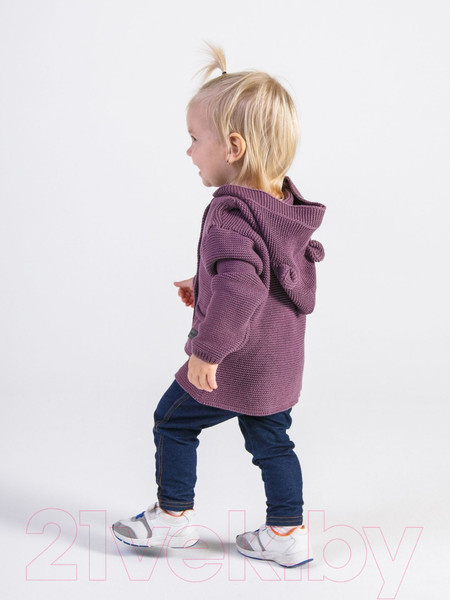 Изображение товара Кофта для малышей Amarobaby Pure Love / AMARO-OD20-SH1201/06-92 (фиолетовый, р. 92)