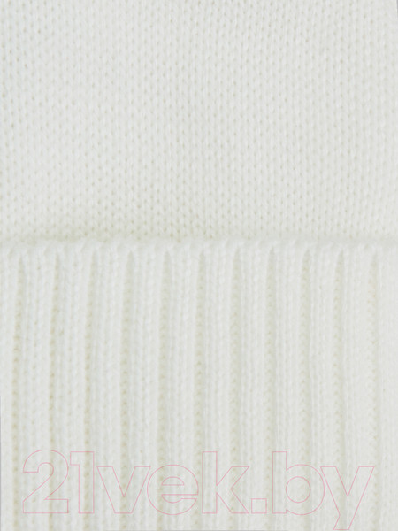 Изображение товара Шапочка для малышей Amarobaby Pure Love Bear / AB-OD21-PLB16/33-44 (молочный, р-р 44-46)