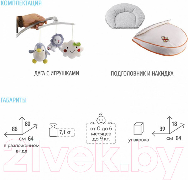 Изображение товара Качели для новорожденных Nuovita Migliore (рассвет)