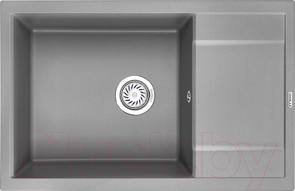 Изображение товара Мойка кухонная GRANULA GR-7805 (алюминиум)