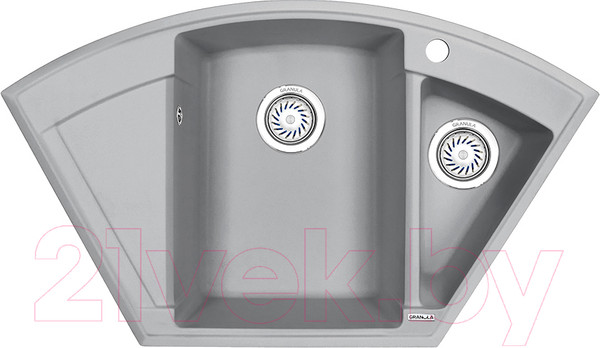 Изображение товара Мойка кухонная GRANULA GR-9001 (алюминиум)