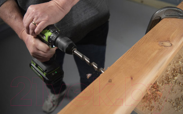 Изображение товара Аккумуляторная дрель-шуруповерт Greenworks GD24DD60 бесщеточная 24V / 3704107 (без АКБ и ЗУ)