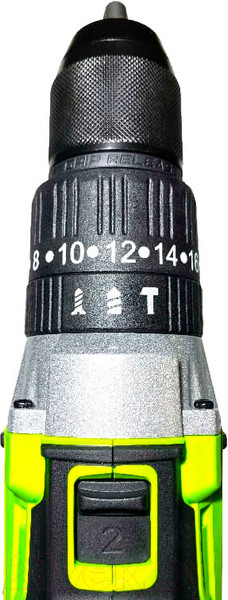 Изображение товара Аккумуляторная дрель-шуруповерт Greenworks GD24DD60 бесщеточная 24V / 3704107 (без АКБ и ЗУ)