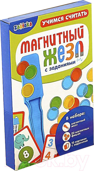 Изображение товара Развивающая игра Zabiaka Лабиринты. Магнитный жезл с заданиями / 4288732