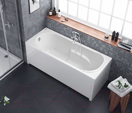 Изображение товара Ванна акриловая Alba Spa Baline 160x70 (с ножками и экраном)