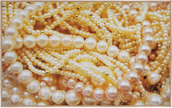 Изображение товара Коврик для ванной VORTEX Velur Spa / 24293 (50x80, жемчужное ожерелье)