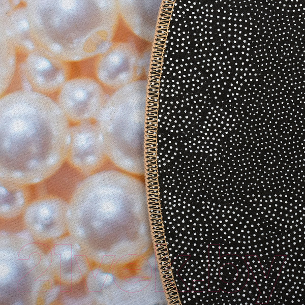 Изображение товара Коврик для ванной VORTEX Velur Spa / 24300 (D60, жемчуг)