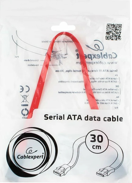 Изображение товара Кабель Cablexpert CC-SATAM-DATA-0.3M (30см)