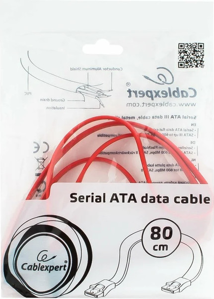 Изображение товара Кабель Cablexpert CC-SATAM-DATA-0.8M (80см)