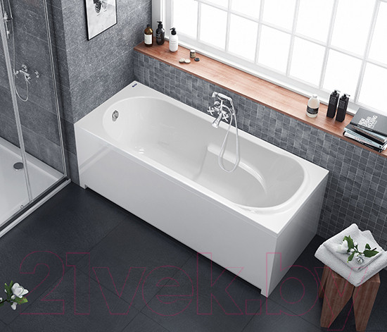 Изображение товара Ванна акриловая Alba Spa Arabella 170x75 (с экраном и каркасом)