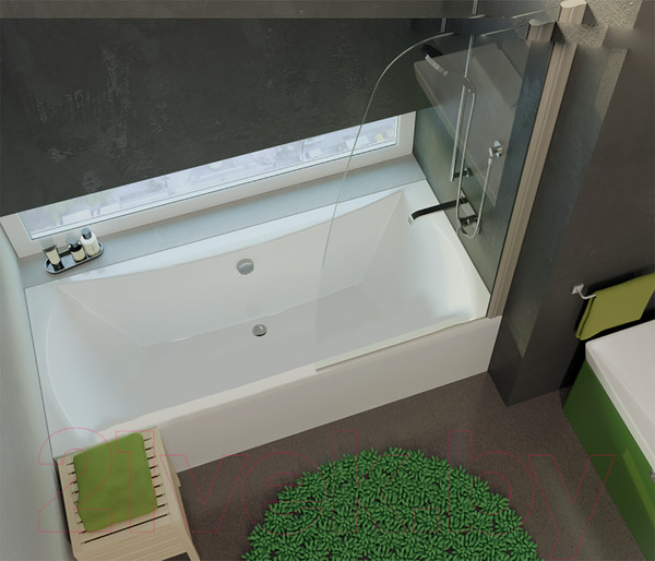 Изображение товара Ванна акриловая Alba Spa Barselona 2.0 180x80 (с ножками и экраном)