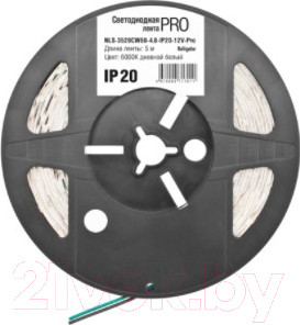 Изображение товара Светодиодная лента Navigator NLS-3528CW60-4.8-IP20-12V-Pro R5 / 71701