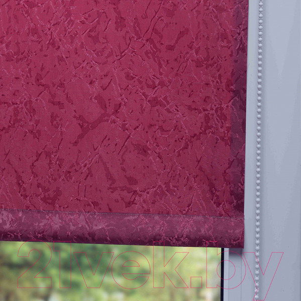 Изображение товара Рулонная штора Lm Decor Жаккард LM 66-31 43x160 (бордовый)