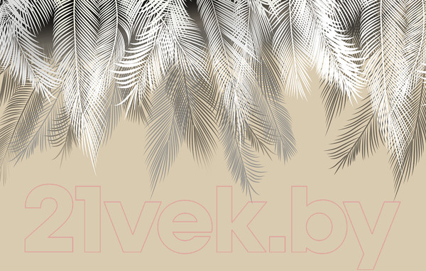 Изображение товара Фотообои листовые Citydecor Пальмовые листья кашемир (400x260)