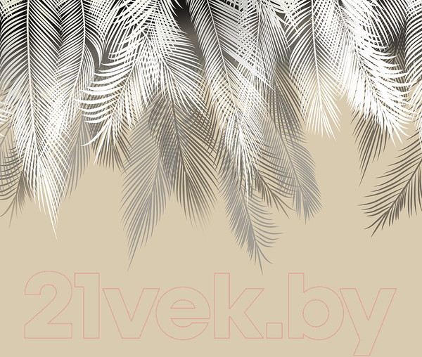 Изображение товара Фотообои листовые Citydecor Пальмовые листья кашемир (300x260)