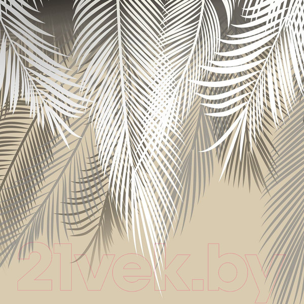 Изображение товара Фотообои листовые Citydecor Пальмовые листья кашемир (300x260)