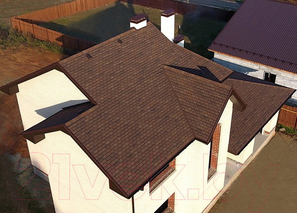 Изображение товара Черепица Docke Pie Premium Женева Арахис (упаковка)