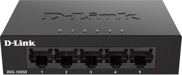 Изображение товара Коммутатор D-Link DGS-1005D/J2A (5xGE)