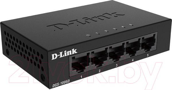 Изображение товара Коммутатор D-Link DGS-1005D/J2A (5xGE)