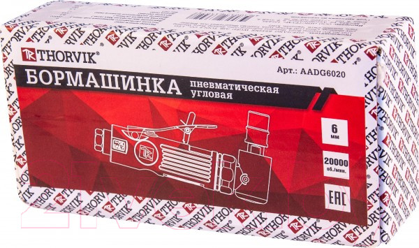 Изображение товара Пневмошлифмашина Thorvik AADG6020