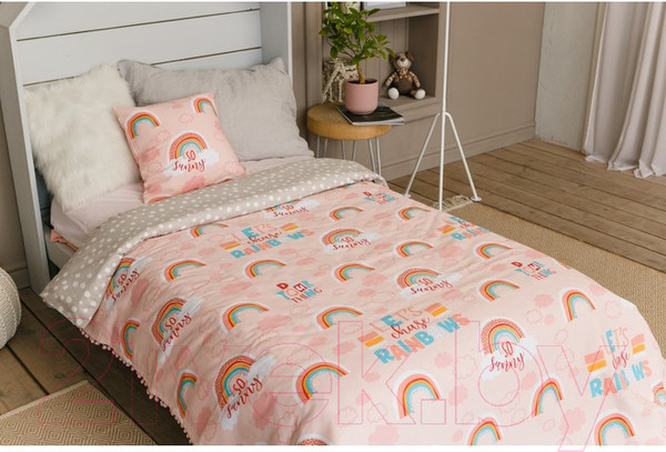 Изображение товара Покрывало Этель Pink Rainbow / 4797425