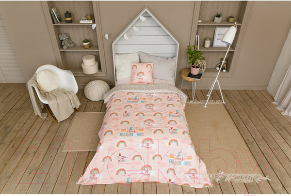 Изображение товара Покрывало Этель Pink Rainbow / 4797425