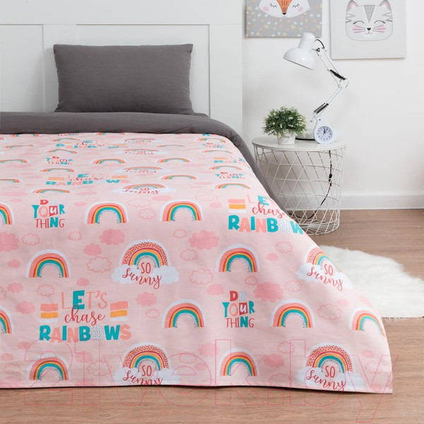 Изображение товара Покрывало Этель Pink Rainbow / 4797425