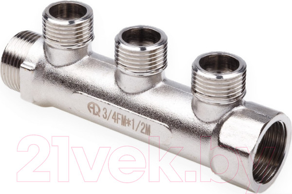Изображение товара Коллектор отопления Aqualink FM 3/4" 1/2"х3 / СС02422